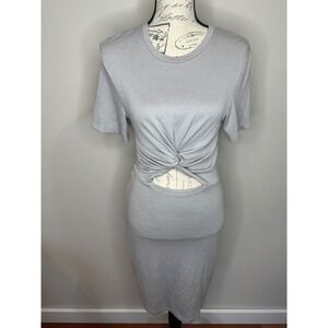 Wilfred Free Katz Dress Aritzia Gray Sz M